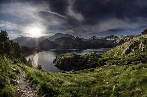 Velké Jezero Colomrs — Stock fotografie