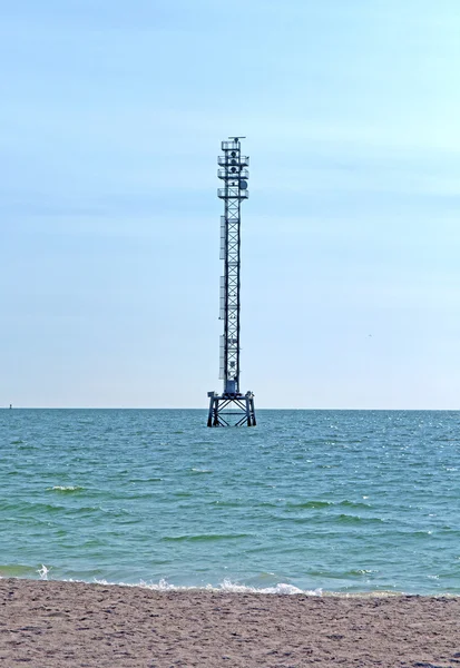 Water tower in the ocean — Stock Photo, Image