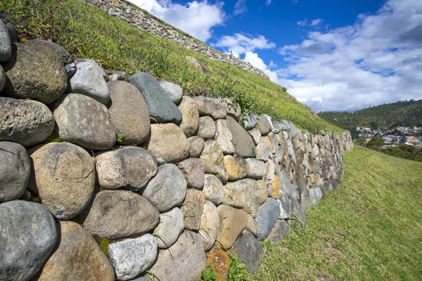 Kamenné zdi Pumapungo ruiny — Stock fotografie