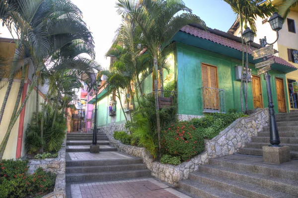 Corner house on Santa Ana hill — Stock Photo, Image