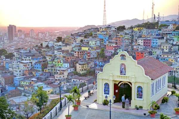 Vista de Guayaquil de Santa Ana — Fotografia de Stock