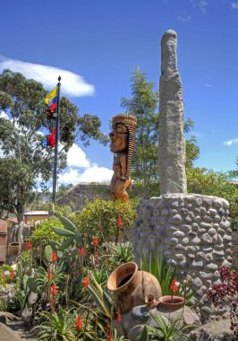 Totem ve Ekvator bir park daha fazla nesneleri