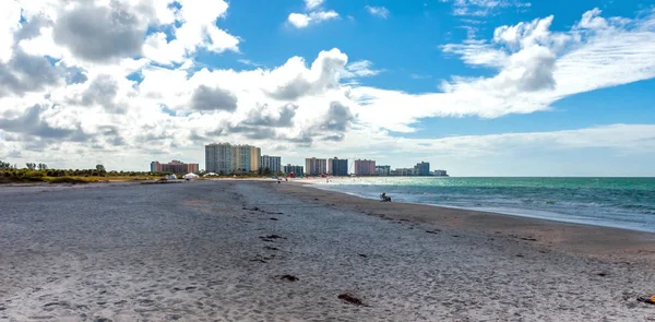 Panoramic View Bell Air Skyline Beach Sunny Cloudy Morning Bell — Stock Photo, Image