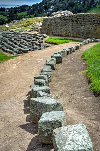 Antiguas Ruinas Ingapirca Provincia Azuay Ecuador Las Ruinas Incas Más —  Fotos de Stock