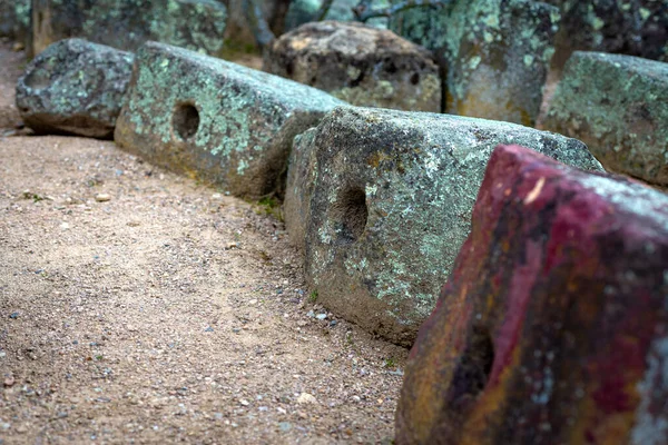 Antichi Ruderi Ingapirca Nella Provincia Azuay Ecuador Più Grandi Rovine — Foto Stock