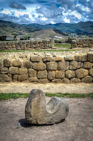 Starověké Ruiny Ingapircy Provincii Azuay Ekvádoru Největší Ruiny Inků Ekvádoru — Stock fotografie