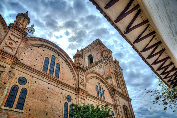 Cathédrale Inmaculada Concepcin Centre Ville Cuenca Patrimoine Mondial Unesco Équateur — Photo