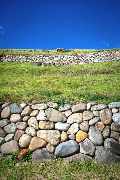 Pumapungo Ruiny Starobylé Město Inků Cuenca Ekvádor Krásného Slunečného Odpoledne — Stock fotografie