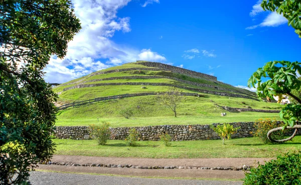 Pumapungo Ruiner Den Antika Inka Staden Cuenca Ecuador Vacker Solig — Stockfoto