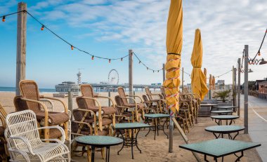 Hollanda 'da Scheveningen Bulvarı boş (koronavirüs))