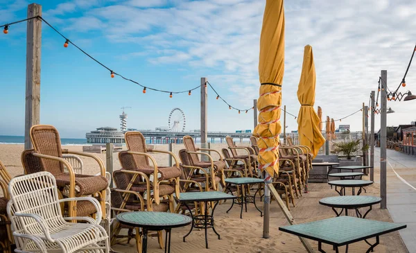 Hollanda 'da Scheveningen Bulvarı boş (koronavirüs))