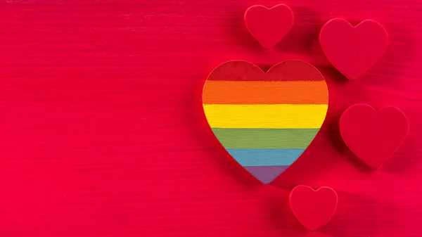 LGBT Rainbow heart symbol