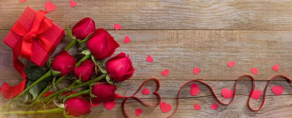 Valentine's day gift box — Stock Photo, Image