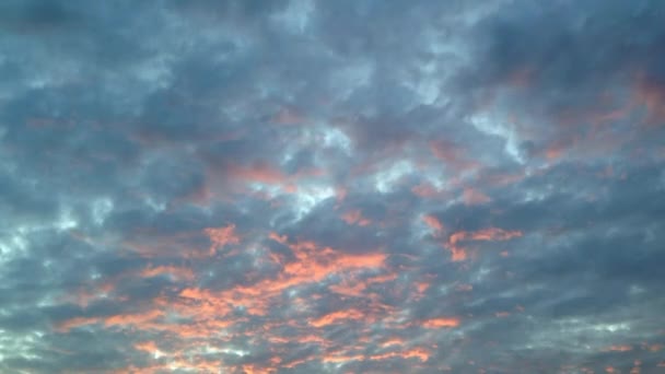 Bewegte Wolken im Zeitraffer — Stockvideo