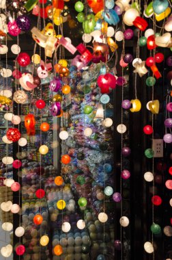 Kağıt fener ve ışık lamba