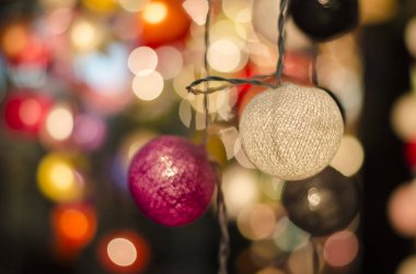 Kağıt fener ve ışık lamba