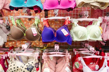 Bangkok, Tayland - 2 Şubat 2017: kadın underware satış 