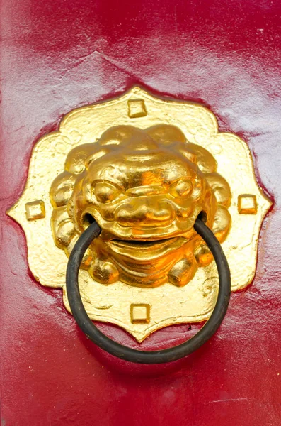 Chinese door temple — Stock Photo, Image