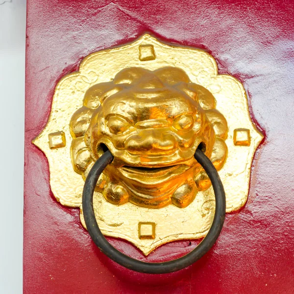 Templo chinês da porta — Fotografia de Stock