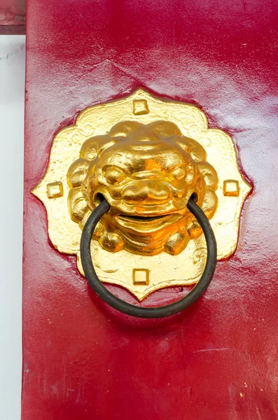 Chinese door temple — Stock Photo, Image