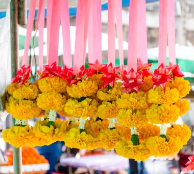 Garland çiçek için açık piyasa Tayland at selled