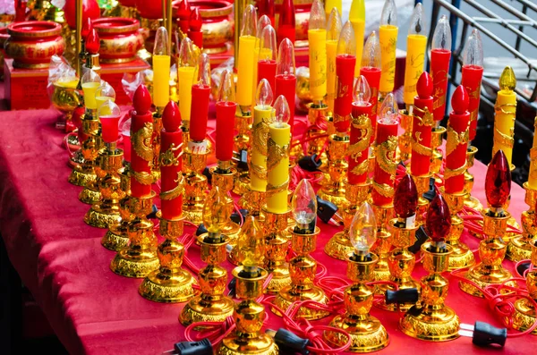 Luce della candela cinese elettrica — Foto Stock