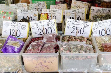 China town Tayland, Kuru çay satış