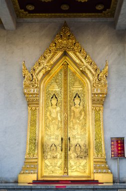 Traimit Tapınağı, Bangkok Tayland Tayland tapınak kapıda