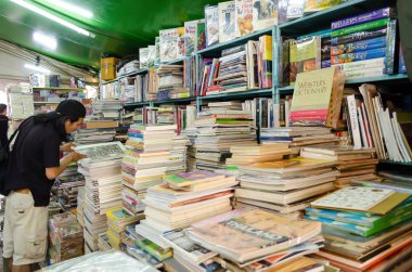 Bangkok, Tayland - 19 Şubat 2017: kitapçı dış görünümü
