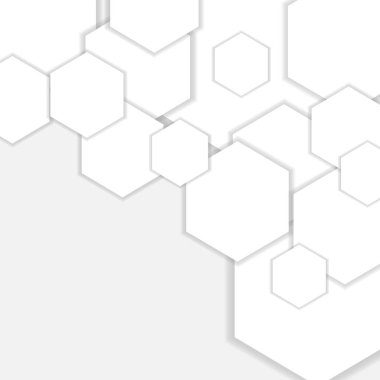 Soyut çokgen beyaz arka plan rengi