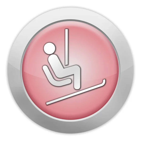 Icon, Button, Pictogram Ski Lift — Stock Photo, Image