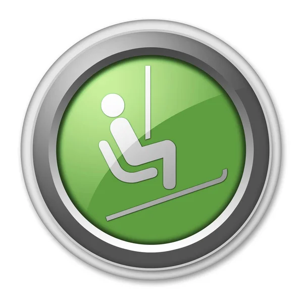 Icon, Button, Pictogram Ski Lift — Stock Photo, Image