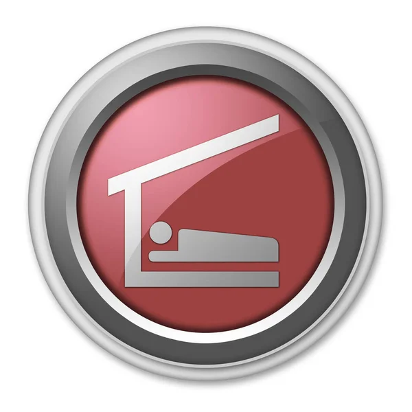 Icon, Button, Pictogram Sleeping Shelter — Stock Photo, Image