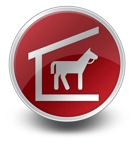 Icon, Button, Pictogram Stable — Stock Photo, Image