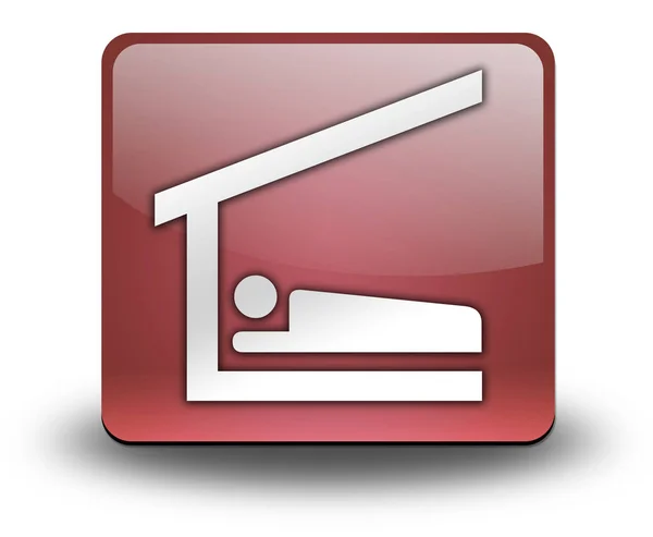 Icon, Button, Pictogram Sleeping Shelter — Stock Photo, Image