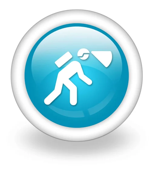 Icon, Button, Pictogram Spelunking — Stock Photo, Image