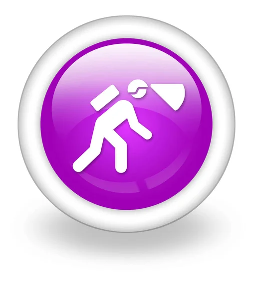 Icon, Button, Pictogram Spelunking — Stock Photo, Image