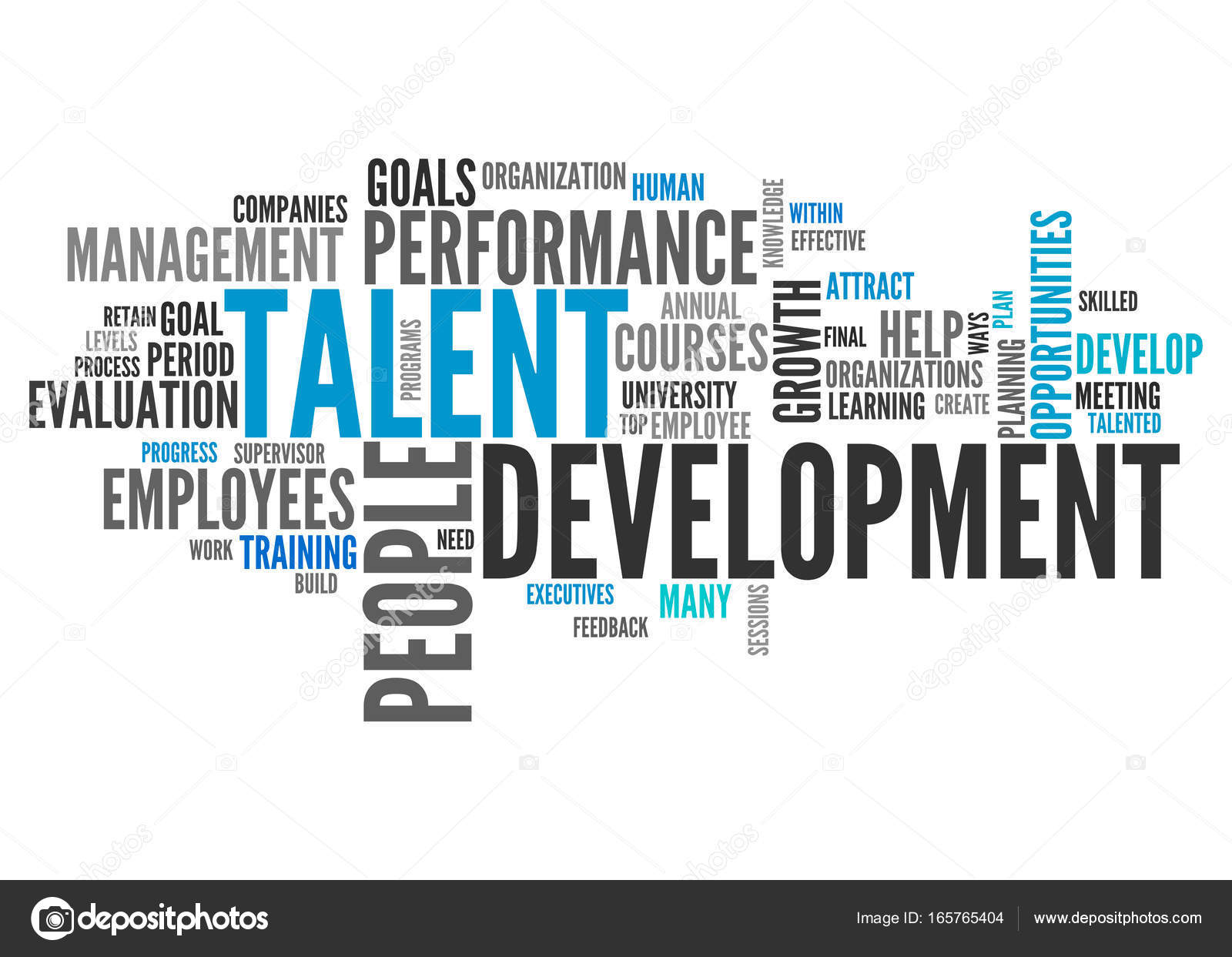 Word Cloud Talent Development Stock Photo by ©mindscanner 165765404