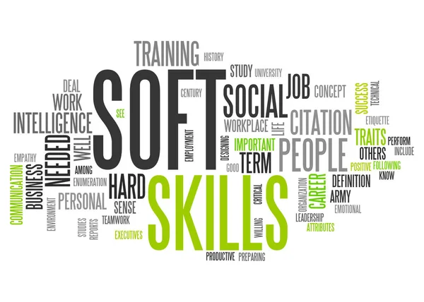 Kelime bulutu yumuşak becerileri