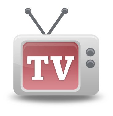 Karikatür tarzı Tv simgesi