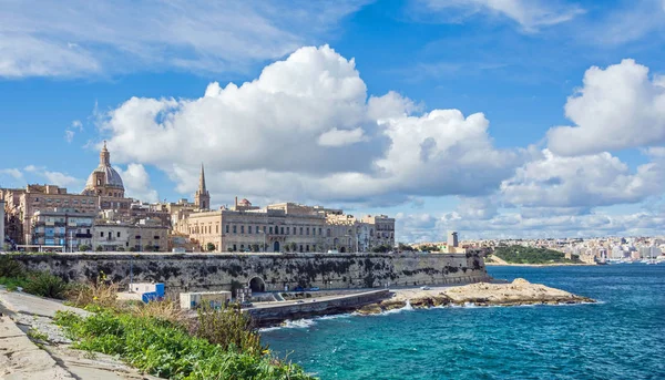 Valletta - view from east end — Stock Photo, Image