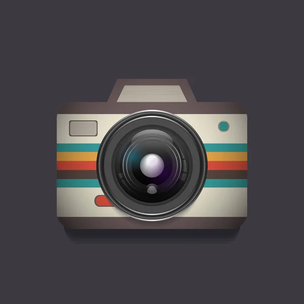 Cámara retro 3d — Vector de stock