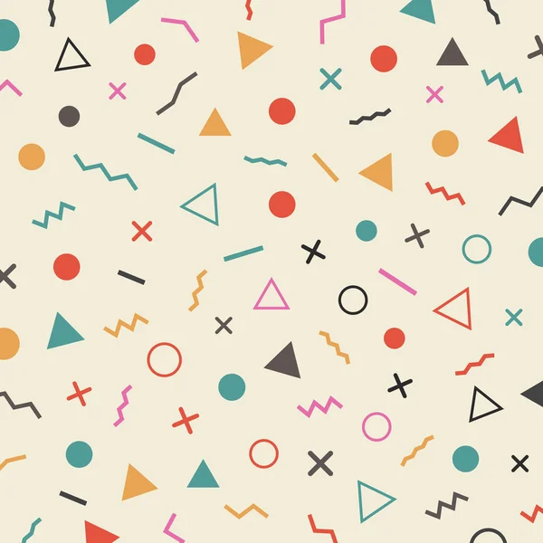 Retro hipster desen