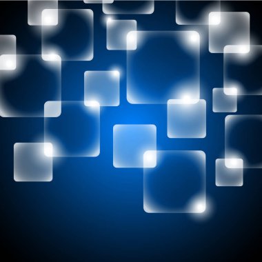 mavi renkli geometrik