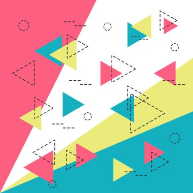 Hippi geometrik arkaplan