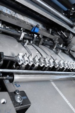 Eski bir kağıt vakum enayi makine ofset