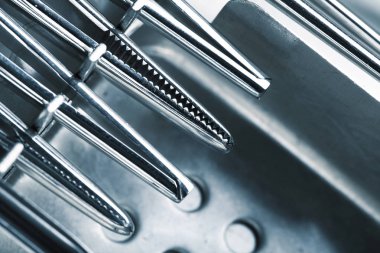 Araç seti ile tıp aletleri, makro