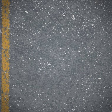 Kırık sarı ayak ile soyut vektör yol kaldırım asfalt