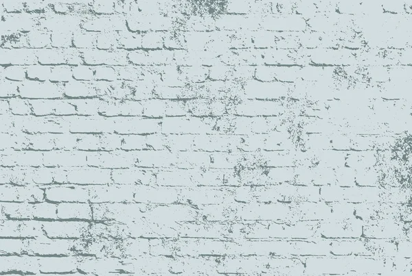 Кирпичная стена с гранжевой поверхностью — стоковый вектор
