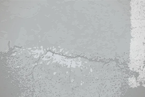 Fond gris contenant l'ancien mur blanchi — Image vectorielle